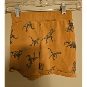 Jurassic Park Boys 5T Shorts Dinosaur Print Comfy Elastic Waist Pull On